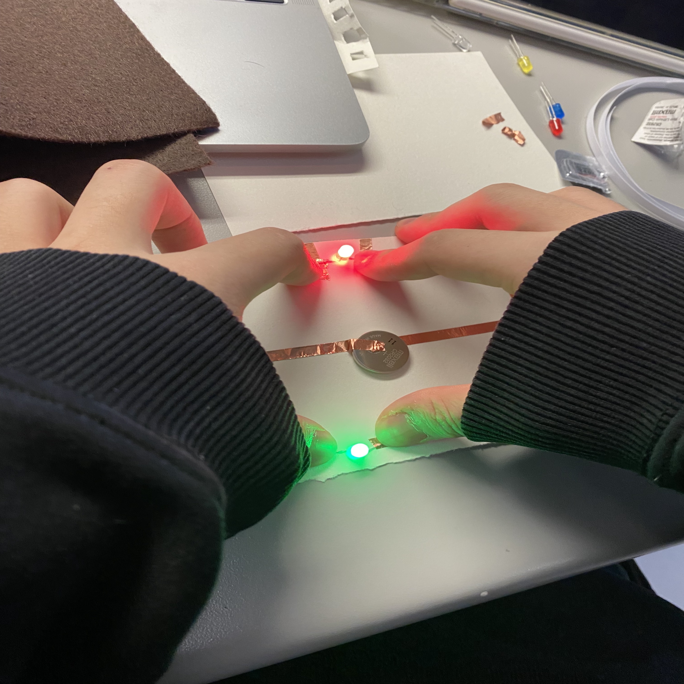 The second circuit I made (power-on)