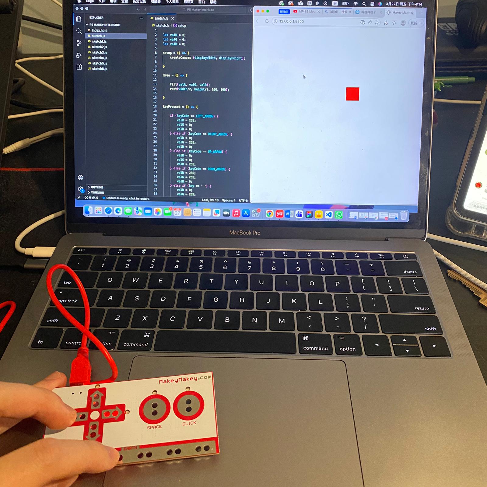 Follow the tutorial to explore the first P5js sketch