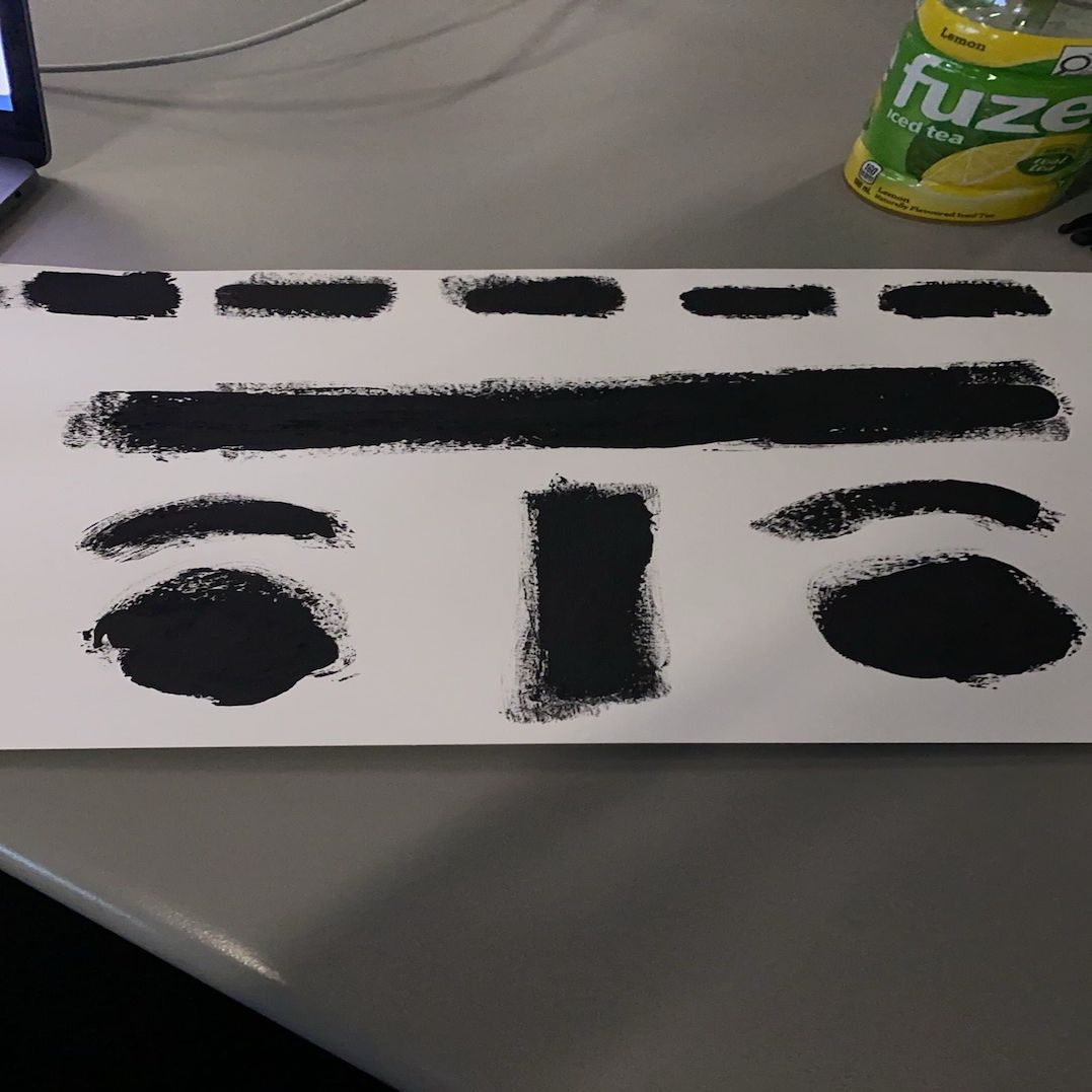 I participated in the conductive paint activity and experiment in class.