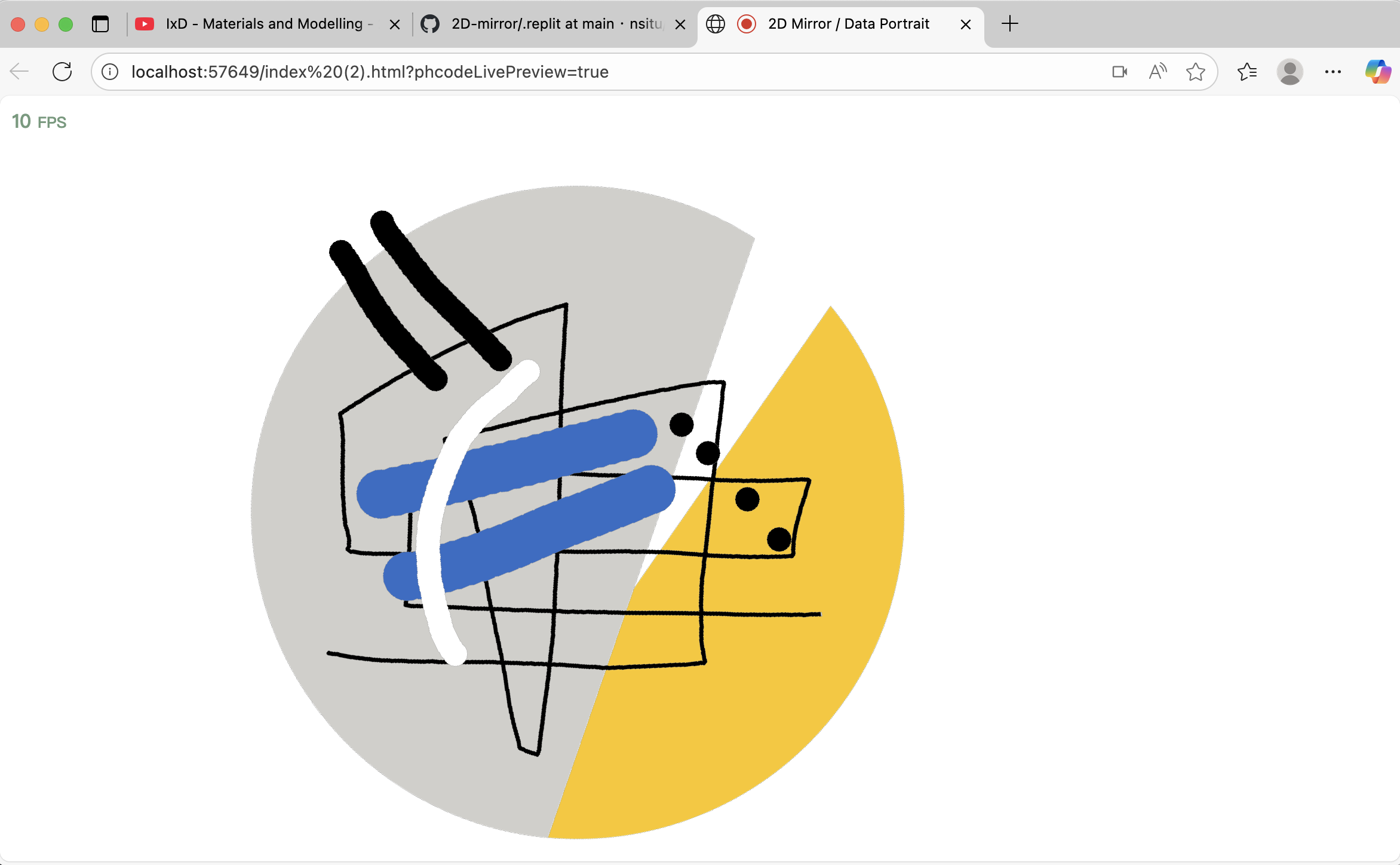 More experiments on integrate face tracking with icon interaction technology on the website.
