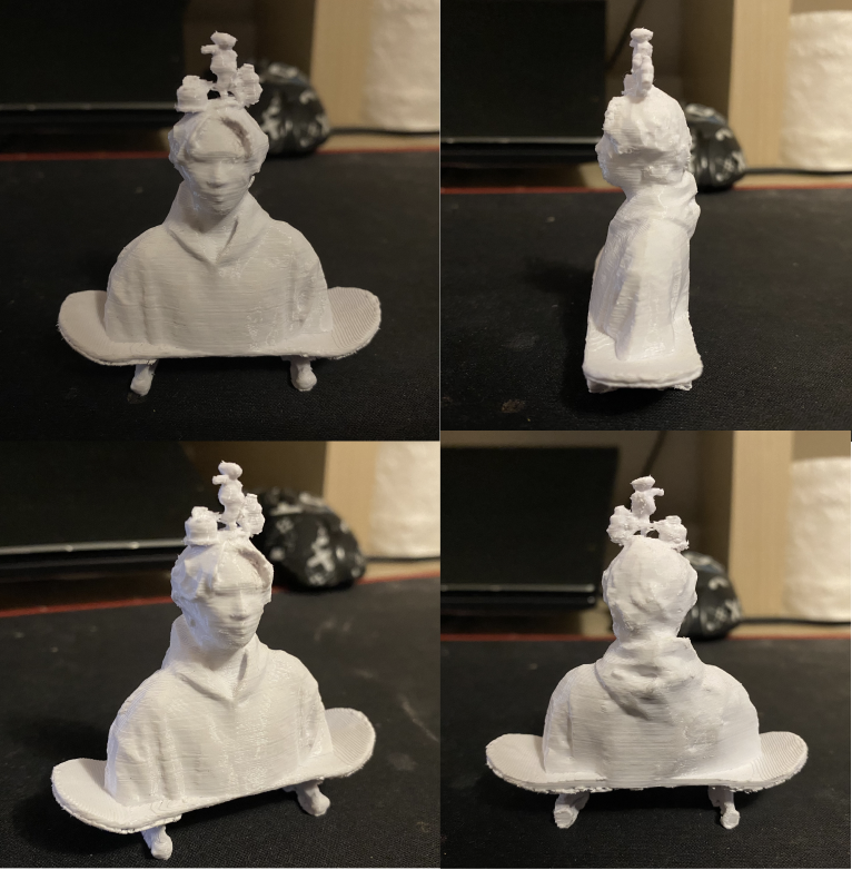 Different sides of final product